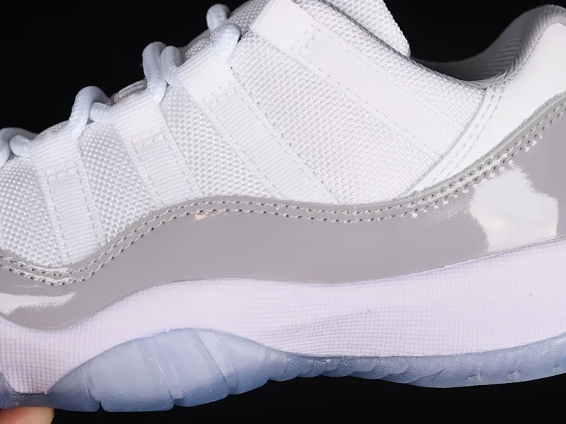 All categories Air Jordan Jordan series basketball shoes Air Jordan 11 Air Jordan AJ11 Low "Cement Grey" AJ11 Joe 11 cool gray 2.0 low-top basketball shoes AV2187-140